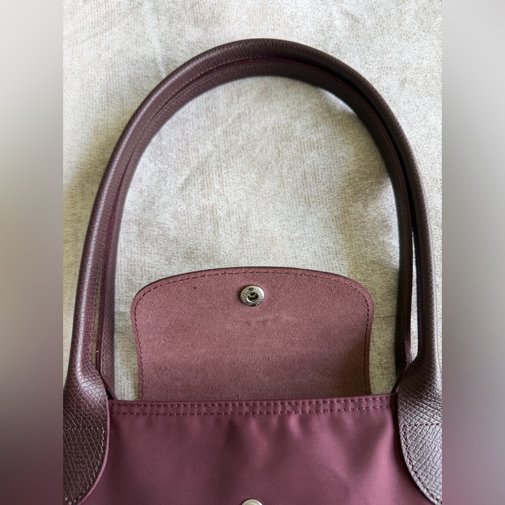 Longchamp Le Pliage Green Tote Large - Burgundy - Picture 11 of 16